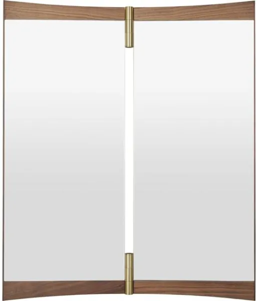 Gubi Vanity 2 Spejl Amerikansk Valnød